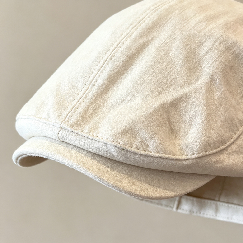 Vintage Flat Newsboy Cap, Lightweight Casual Painter Beret