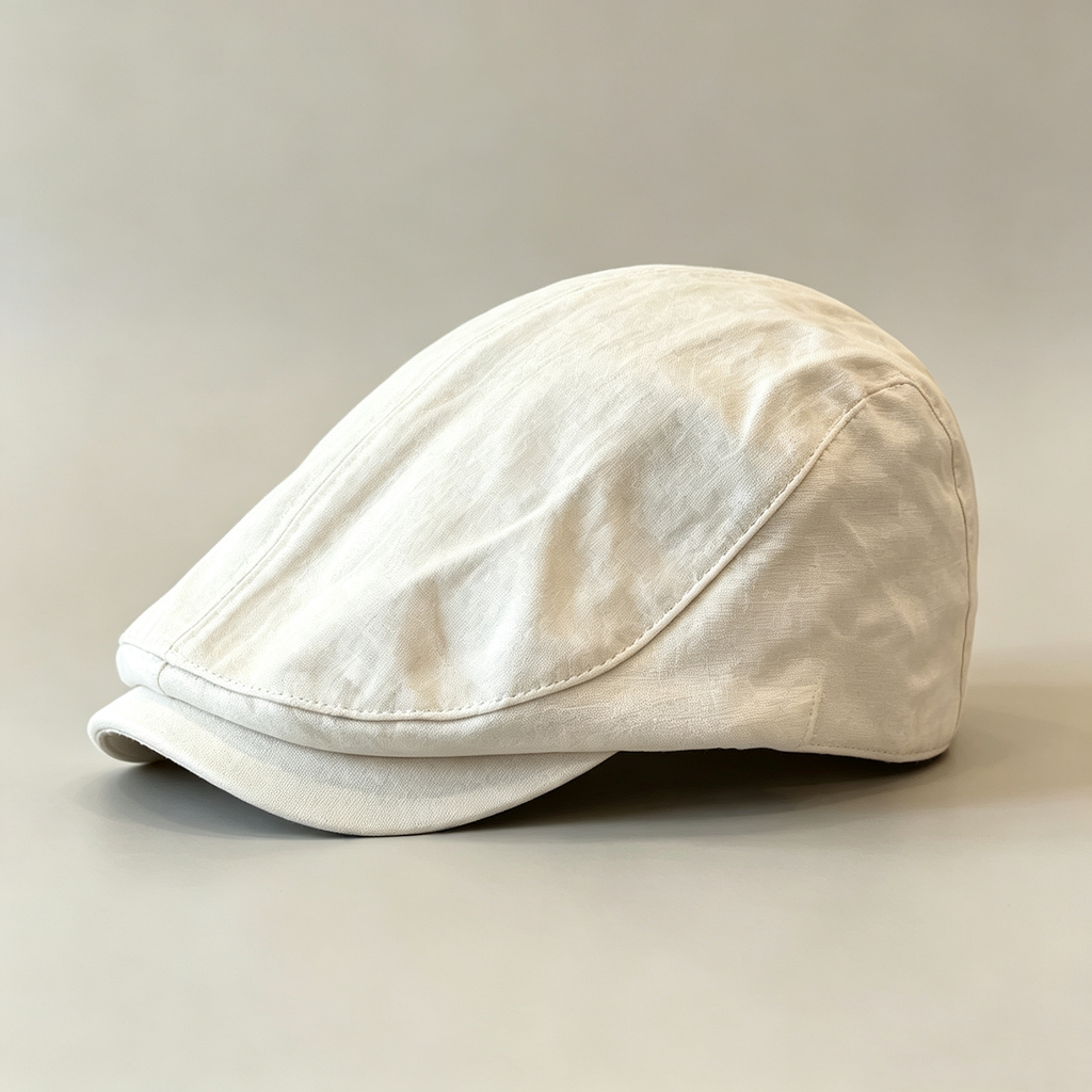 Vintage Flat Newsboy Cap, Lightweight Casual Painter Beret