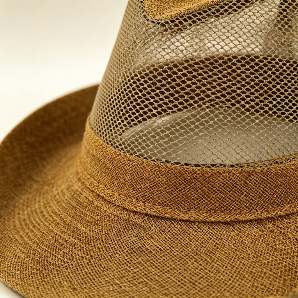Summer Mesh Breathable Sun Hat, Wide Brim Outdoor Fishing Hat