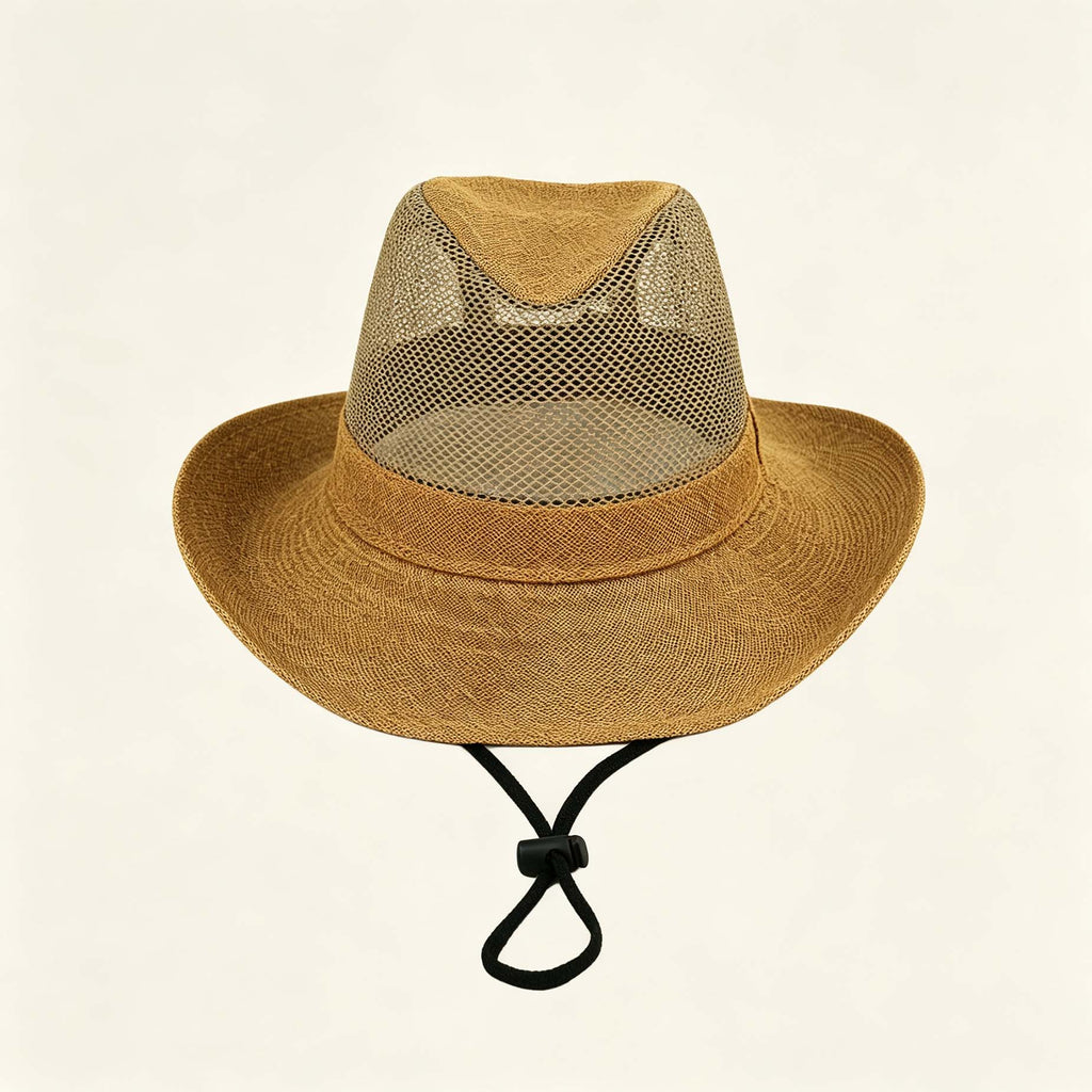 Summer Mesh Breathable Sun Hat, Wide Brim Outdoor Fishing Hat