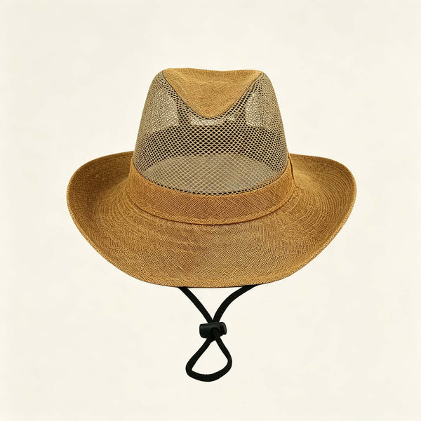Summer Mesh Breathable Sun Hat, Wide Brim Outdoor Fishing Hat